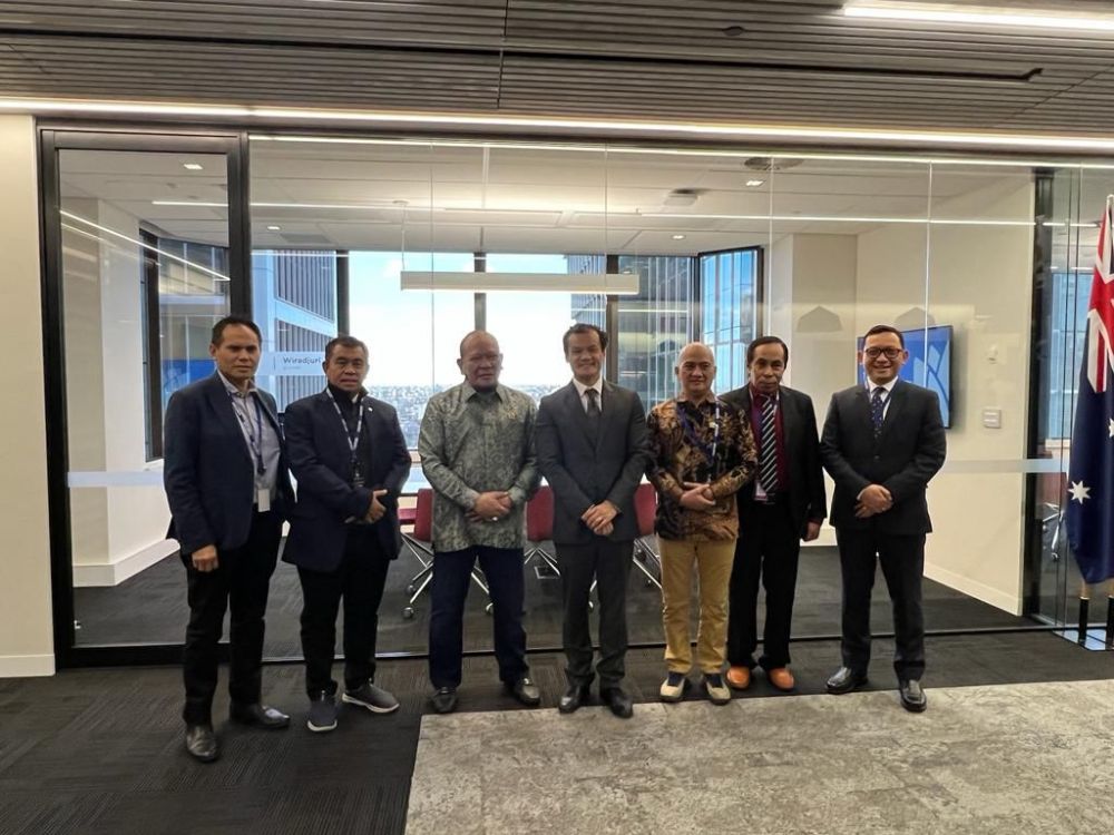 Ketua DPD RI AA LaNyalla Mahmud Mattalitti saat di Sydney