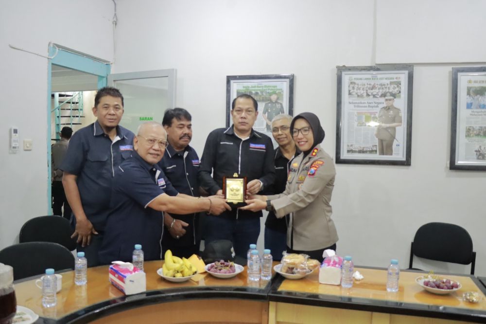 Kapolres Tanjung Perak Surabaya AKBP Herlina kunjungan ke Memorandum