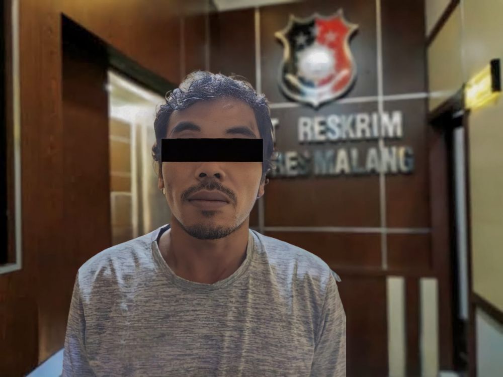 Tersangka diamankan Polisi beserta barang buktinya