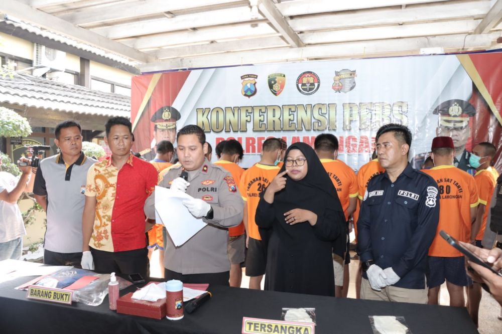 Polres Lamongan Ungkap 9 Kasus dan Libatkan Oknum Pesilat