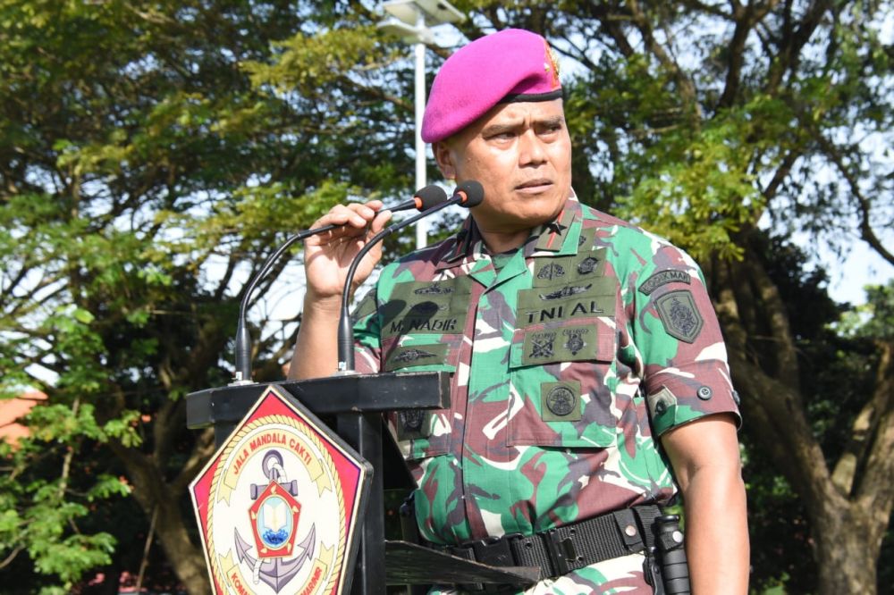 Dankodikmar Sambut dan Tutup Dikko Marinir Angkatan 171