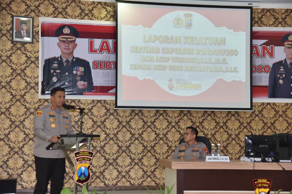 Kapolres Bondowoso AKBP Bimo Ariyanto atensi kasus penipuan dan kekerasan seksual