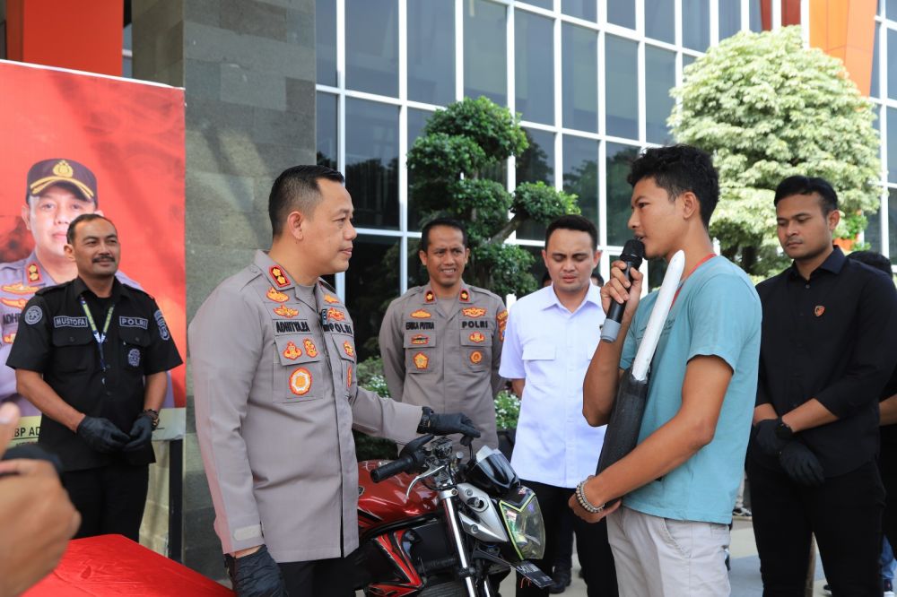 Polres Gresik kembalikan ranmor curian ke pemiliknya