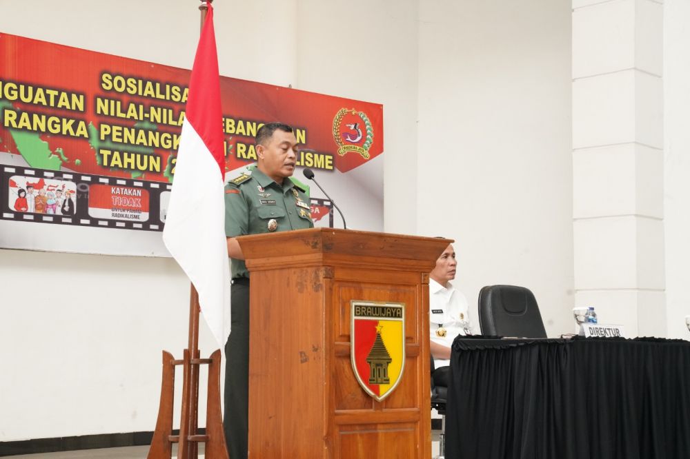 Korem 084/BJ Gelar Sosialisasi Penguatan Nilai Kebangsaan ke Siswa SMA dan SMK