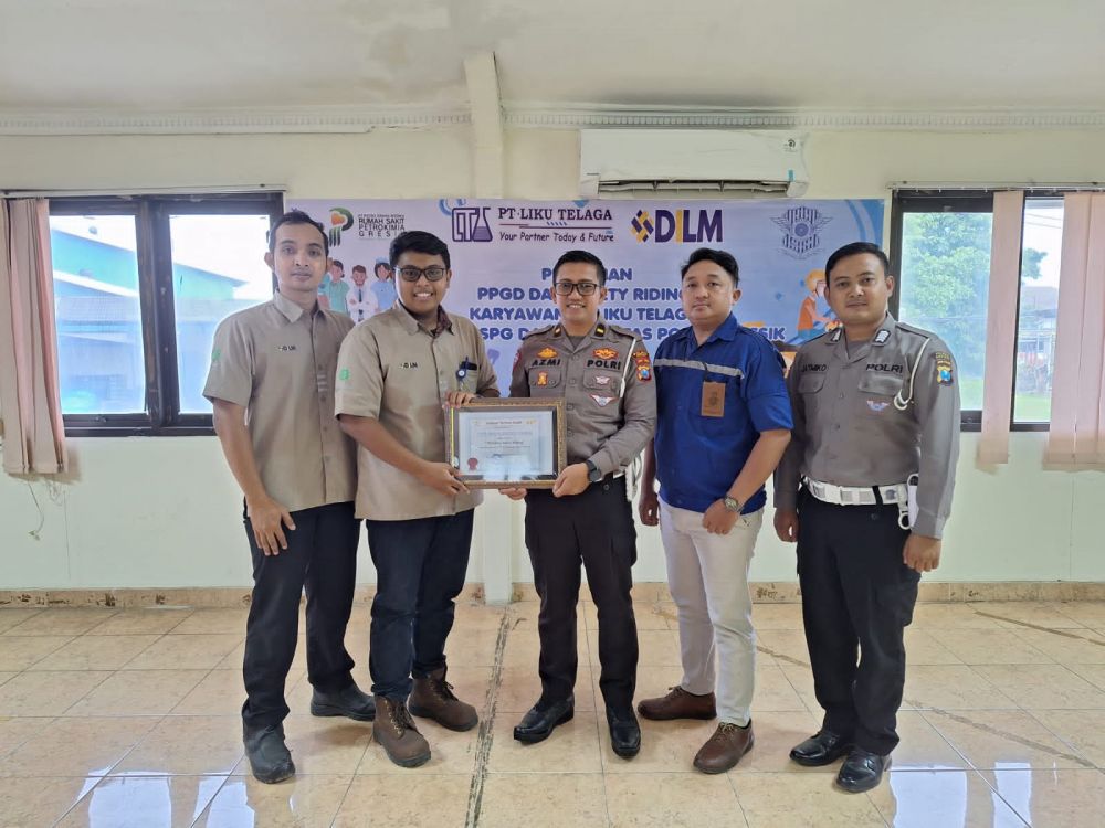 Satlantas Polres Gresik bersama RS. Petrokimia Gresik sosialisasi tekan kecelakaan