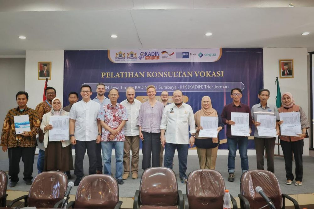 Ketua DPD RI AA LaNyalla Mahmud Mattalitti apresiasi Kadin Surabaya