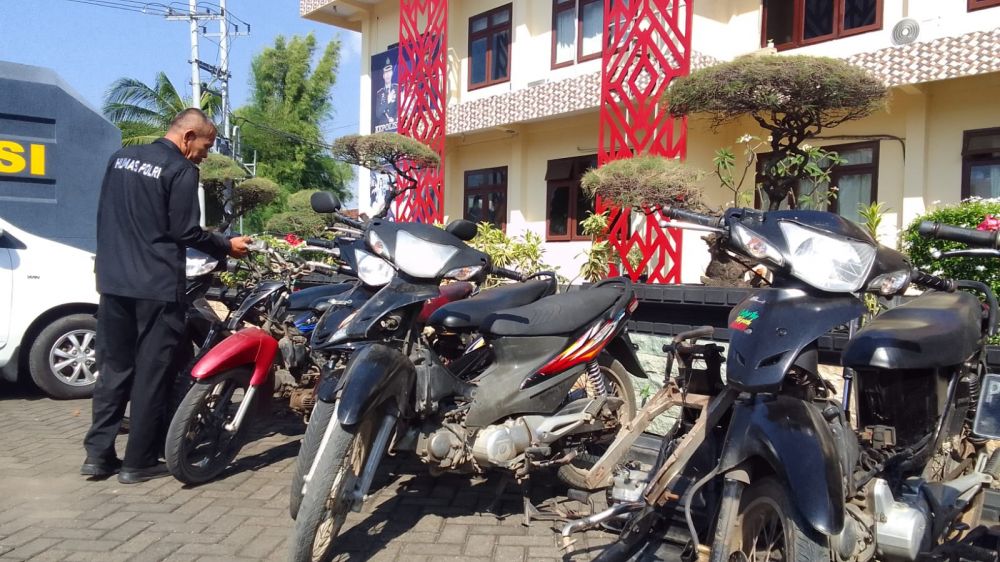 Polisi amankan tersangka beserta barang buktinya