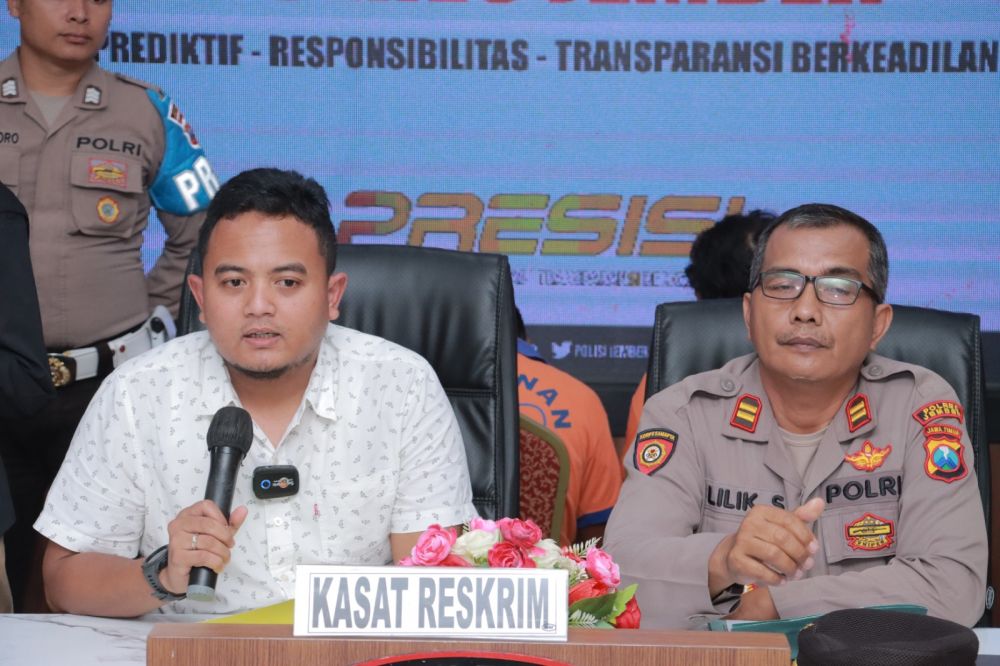 Satreskrim Polres Jember ringkus tersangka beserta barang buktinya