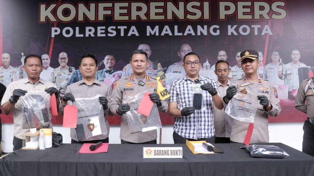 Beraksi di Rumah Kost, Polresta Malang Kota Bekuk Tersangka Curas
