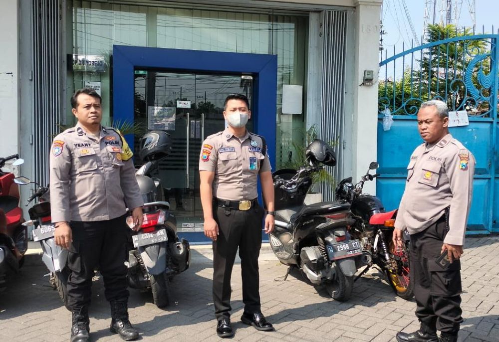 Polsek Driyorejo lakukan patroli rutin 