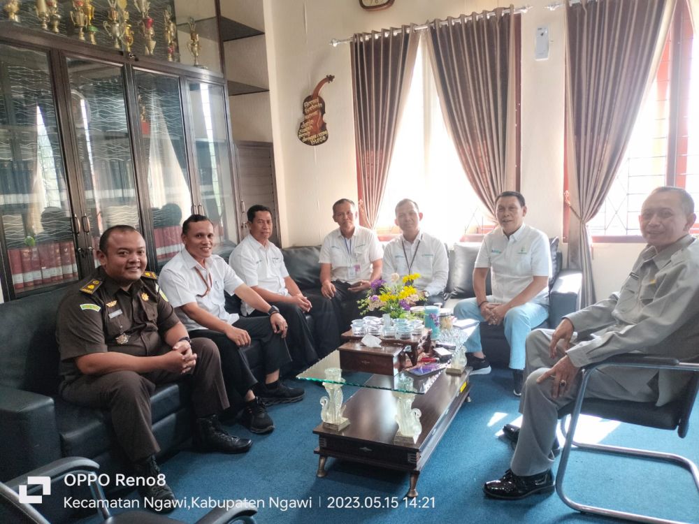 Perhutani KPH Lawu Ds lakukan kunjungan kerja ke kantor Kejari