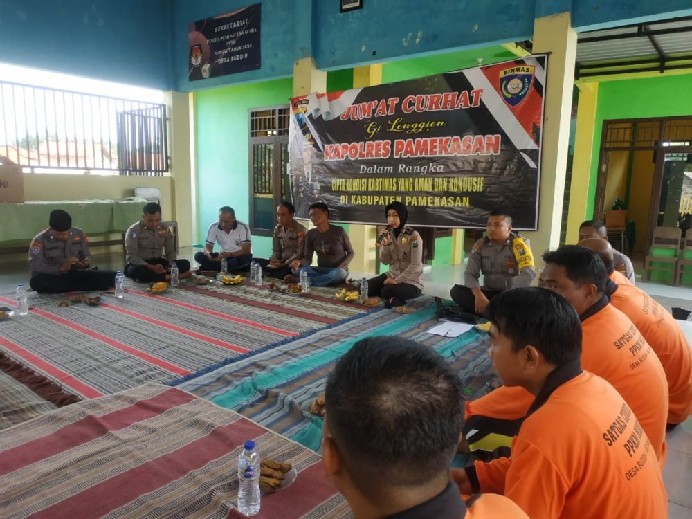 Polres Pamekasan di Jum'at Curhat Cegah Narkoba dan Bahas ETLE