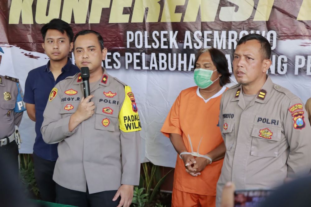 Polres Pelabuhan Tanjung Perak amankan tersangka Curat beserta barang buktinya