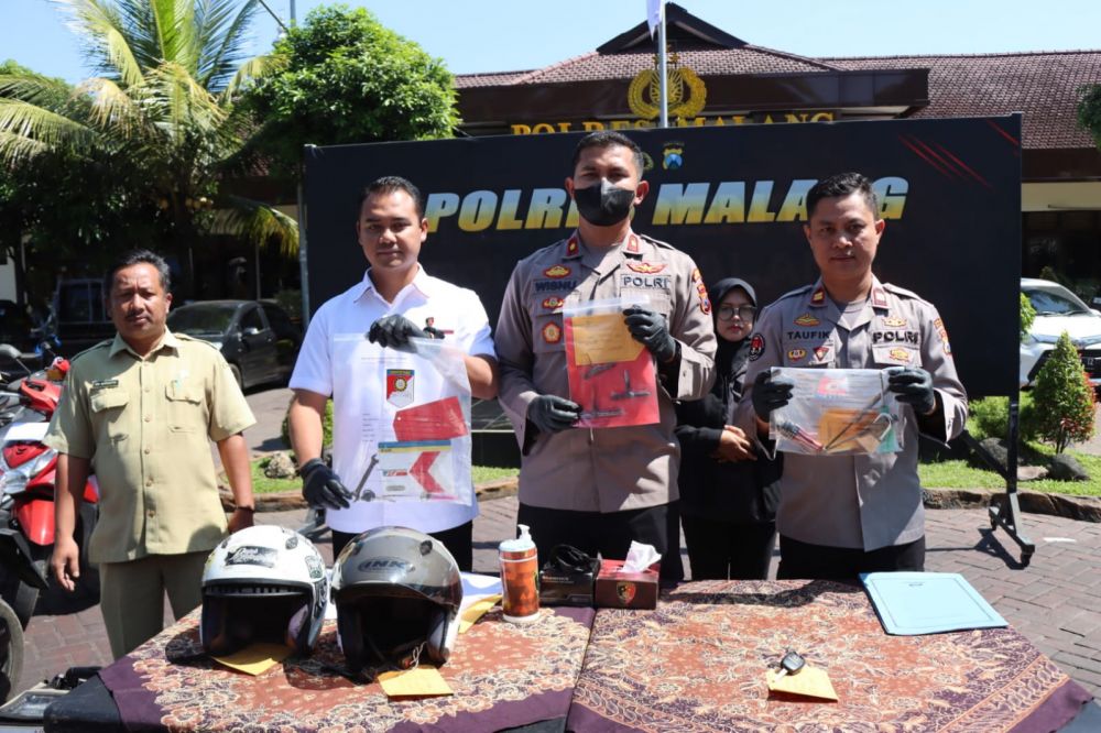 Ungkap kasus Curanmor Polres Malang