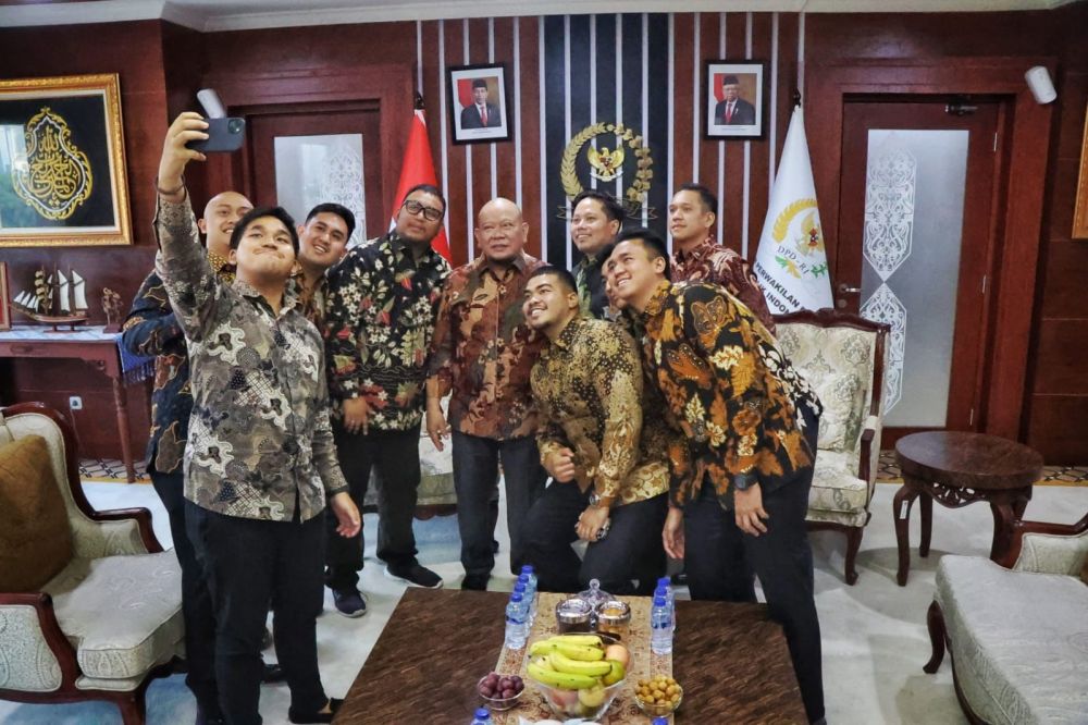 Ketua DPD RI AA LaNyalla Mahmud Mattalitti terima silaturahmi alumni SMA Taruna Nusantara