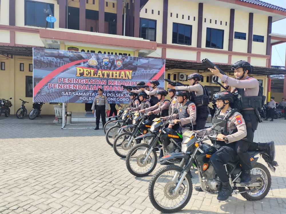 Satsamapta Polres Bojonegoro tingkatkan kemampuan