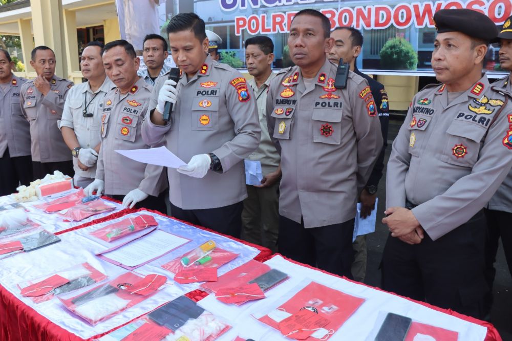 Polres Bondowoso ungkap kasus Narkotika