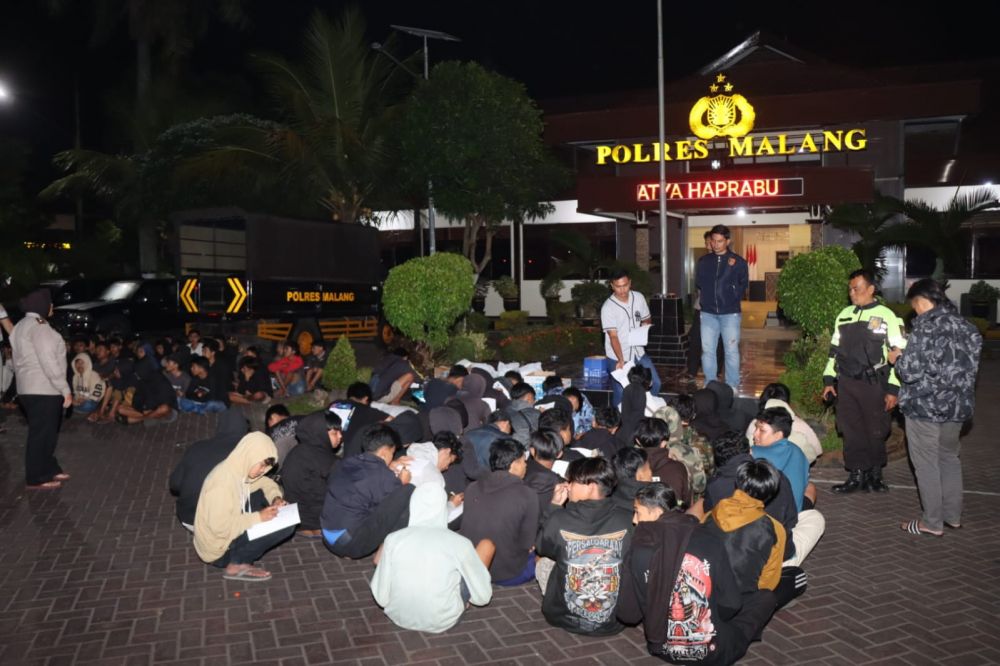 Polres Malang amankan pelaku Bali dan kendaraan nya