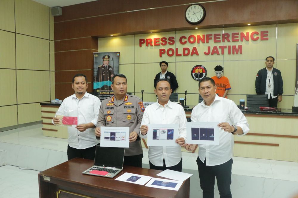 Ditreskrimsus Polda Jatim Bekuk Hacker Lumajang Retas Website Pemkab Malang