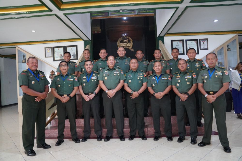 Korem 084/BJ Disambangi Tim Itjen TNI AD