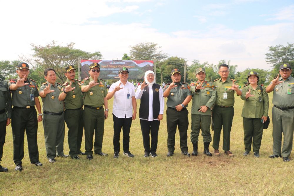 Perhutani Dukung Apel Siaga Penanggulangan Karhutla Provinsi Jatim