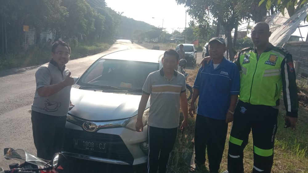 Satlantas Polres Gresik temukan mobil yang hilang dalam waktu 1 jam
