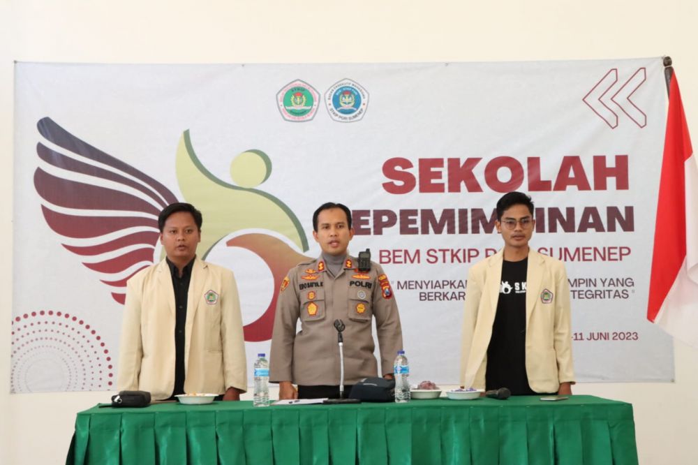 Kapolres Sumenep AKBP Edo Satya Kentriko saat menjadi narasumber
