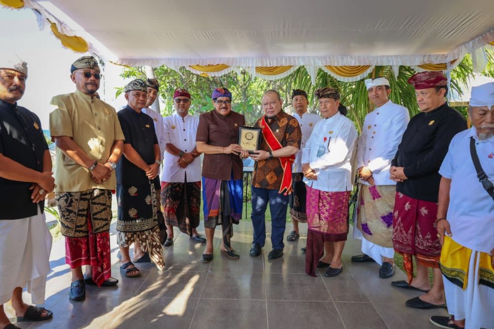 Ketua DPD RI AA LaNyalla Mahmud Mattalitti saat di Bali