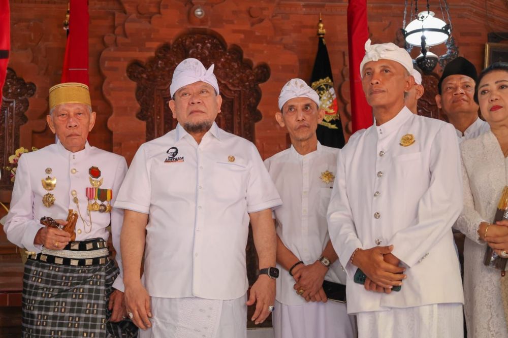 Ketua DPD RI AA LaNyalla Mahmud Mattalitti saat di Bali