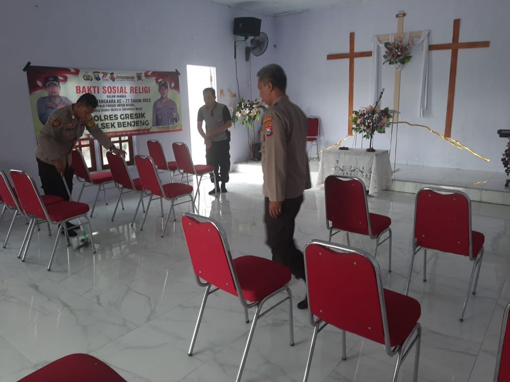 Polsek Benjeng gelar baksos di tempat ibadah 