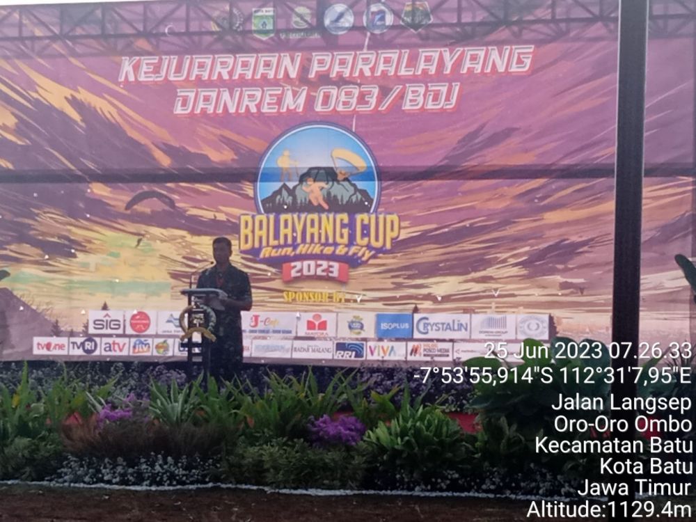 Kejuaraan Paralayang Danrem 083/BDJ