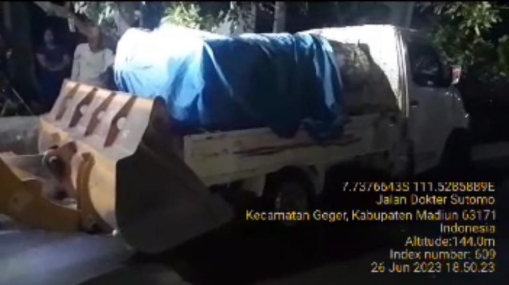 Barang bukti yang diamankan petugas 
