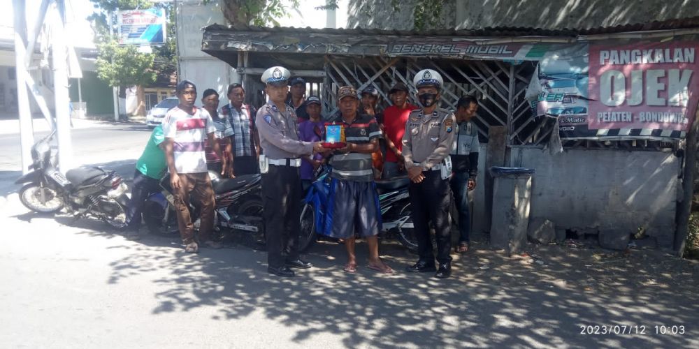 Satlantas Polres Bondowoso sosialisasi terkait Ops Patuh Semeru 2023