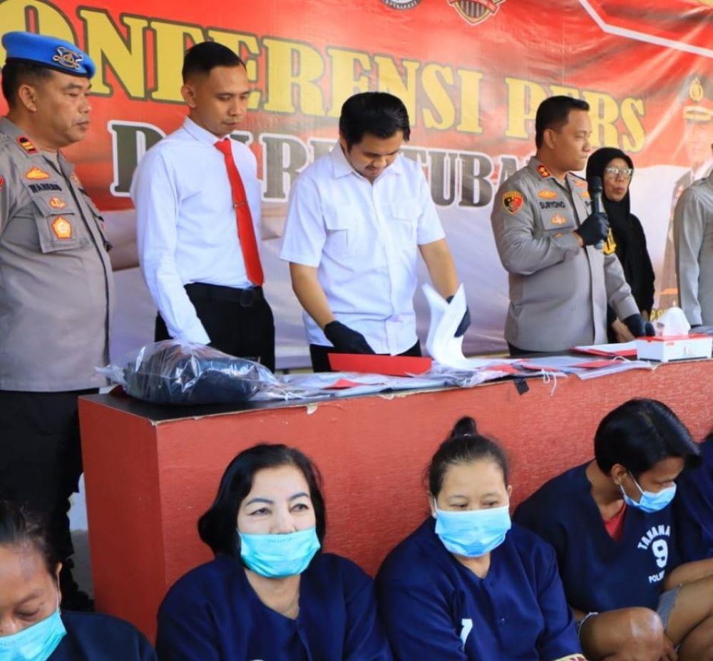 Polres Tuban Ungkap Kasus TPPO, Tangkap 5 Tersangka Mucikari