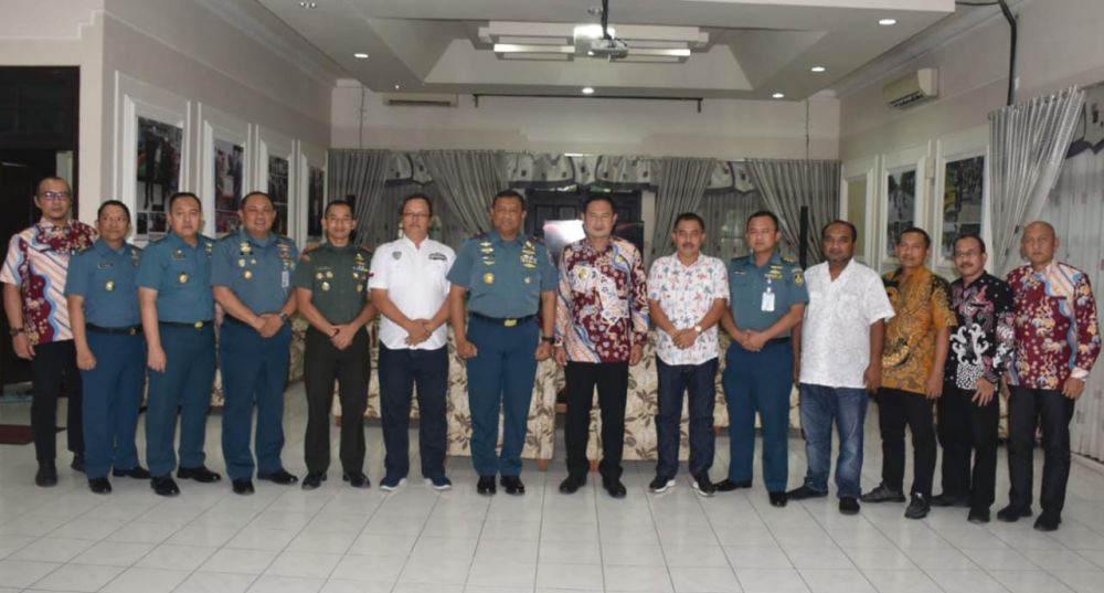 Jalin Sinergitas, Danlantamal V Courtesy Call ke Bupati Lamongan