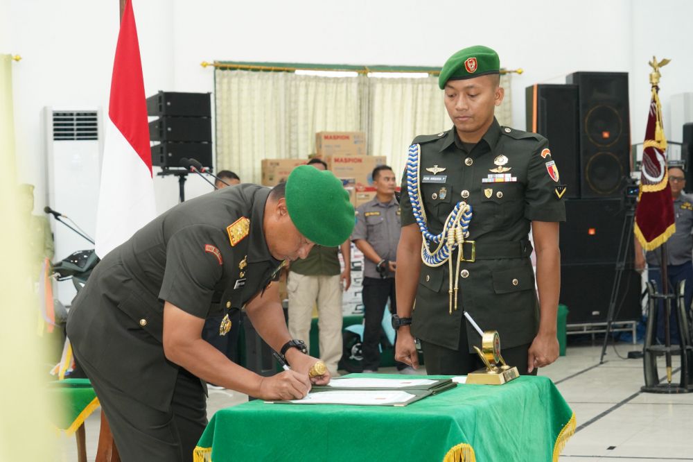 Tiga PJU Korem 084/BJ Serta Dandim 0830/SU Diserah Terimakan