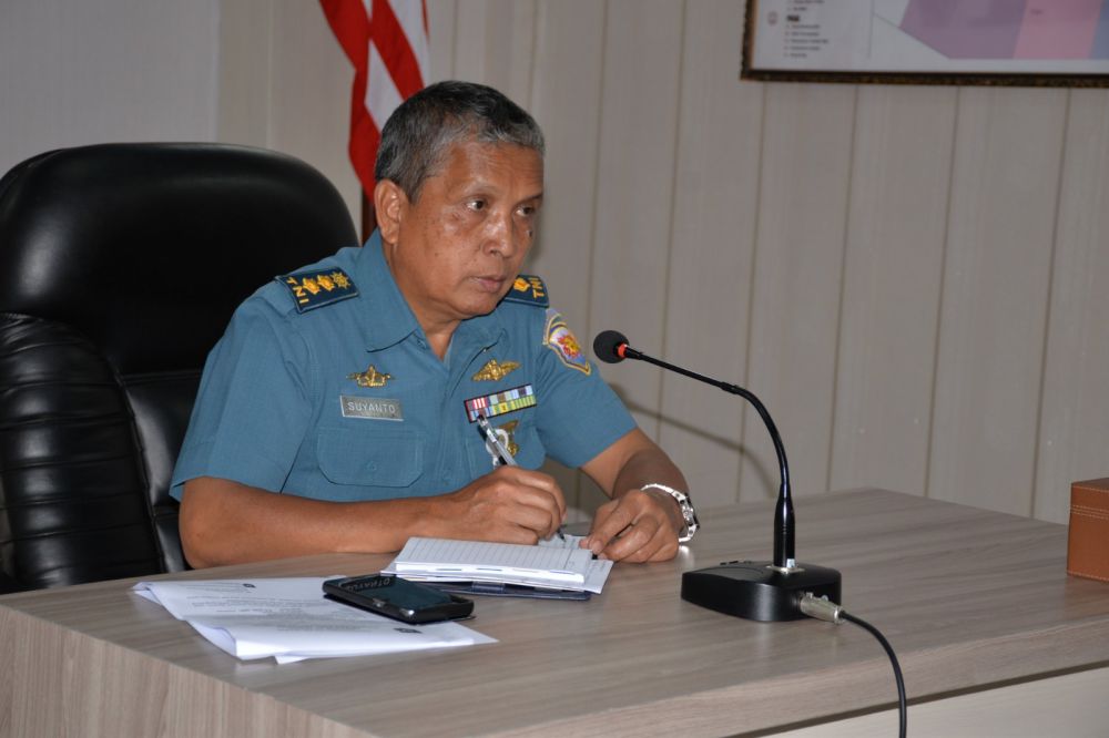 Lantamal V Ikuti Vidcon Webinar Sosialisasi Peraturan Pemerintah Tentang Forkopimda