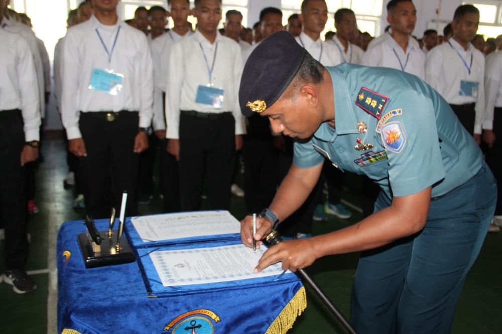Danlanal Banyuwangi Letkol Laut (P) Indra Nusha R