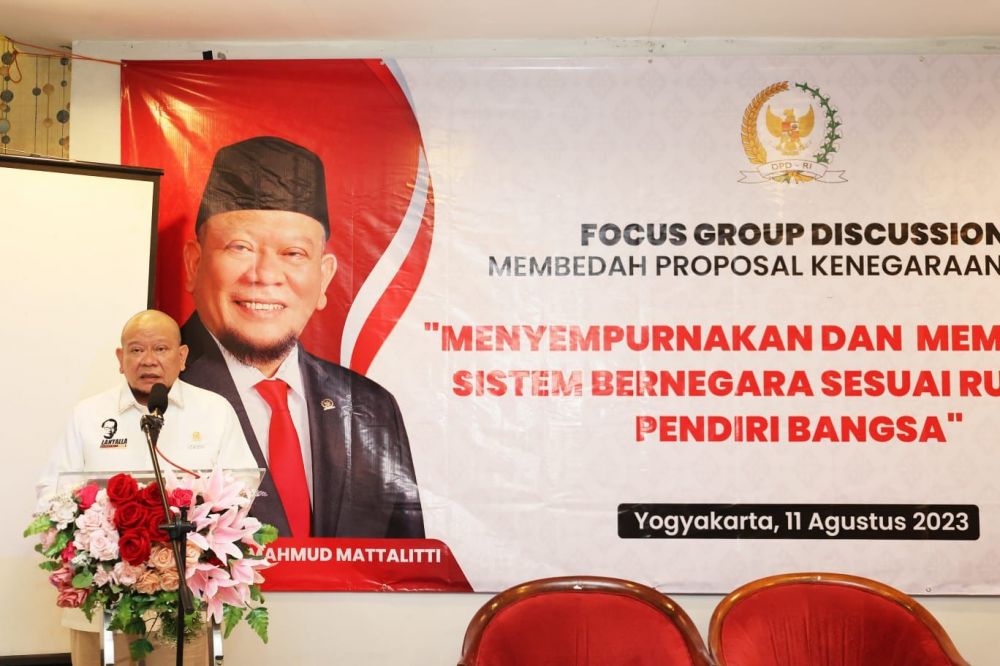 Ketua DPD RI AA LaNyalla Mahmud Mattalitti 