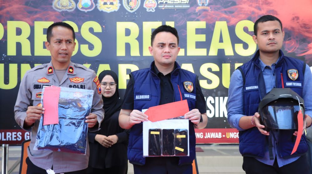 Komplotan Jambret Diringkus Satreskrim Polres Gresik