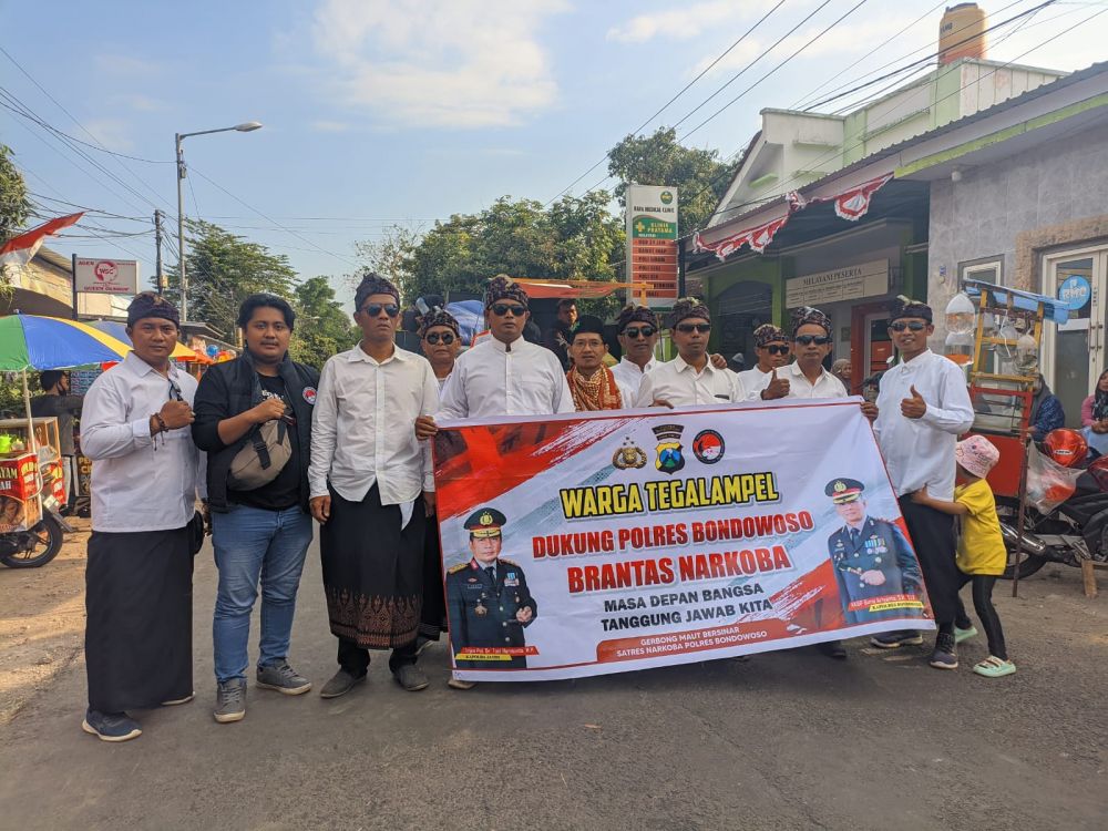 HUT Kemerdekaan RI ke-78, karnaval sosialisasi Kampung Tangguh Bebas Narkoba 