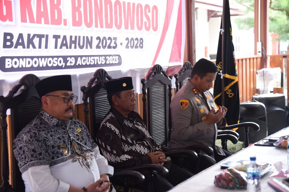 Kapolres Bondowoso Hadiri Pelantikan Pengurus PP Polri