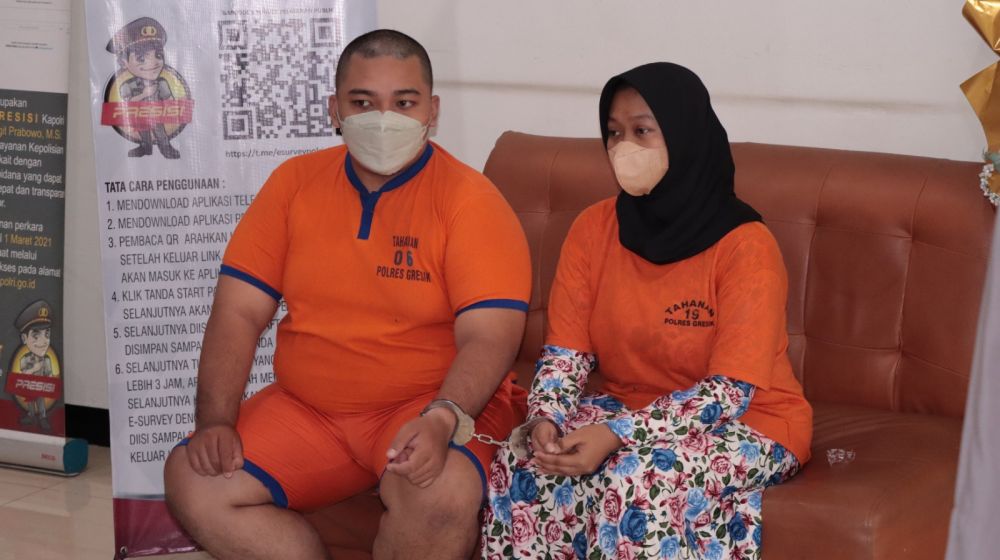 Dua sejoli diamankan Polres Gresik