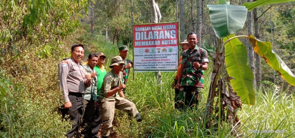 Perhutani KPH Malang dan BPDB Batu gelar kesiapsiagaan Karhutla