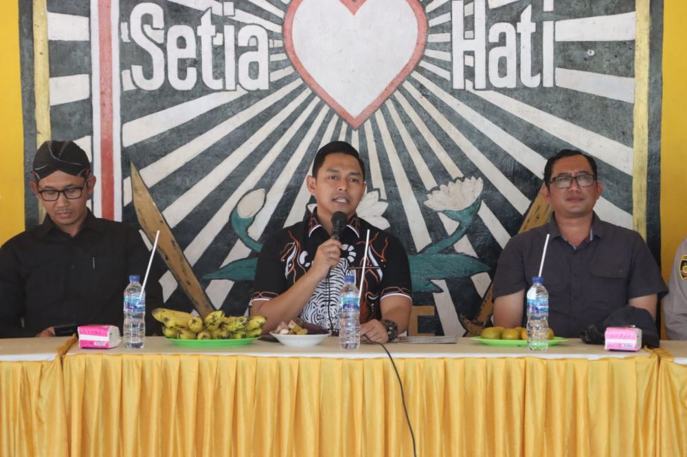 Kapolres Tulungagung AKBP Teuku Arsya Khadafi hadiri acara PSHT