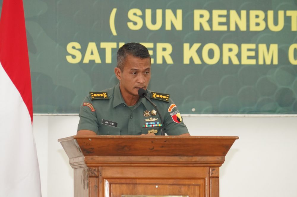 Kasiren Korem 084/BJ Kolonel Kav. Ari Setyawan Wibowo