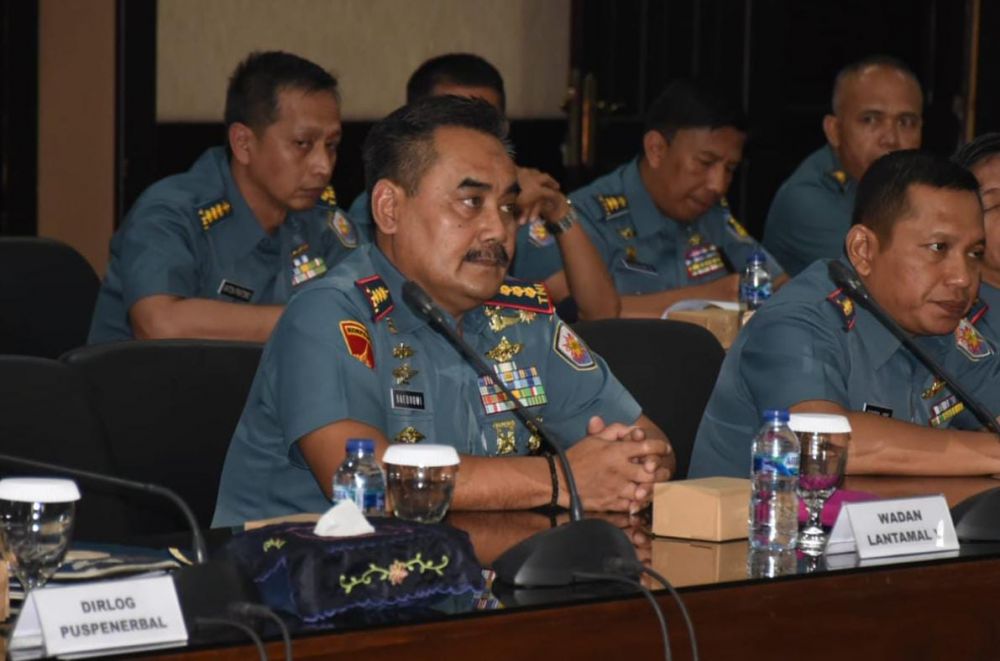 Lantamal V Ikuti Entry Meeting Taklimat Awal BPK RI Tahun 2023