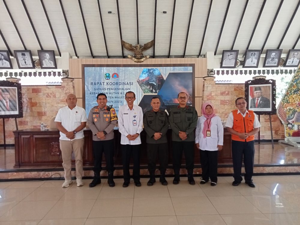 Perhutani Lawu Ds dan Pemkab Magetan Koordinasi Pengendalian Karhutla