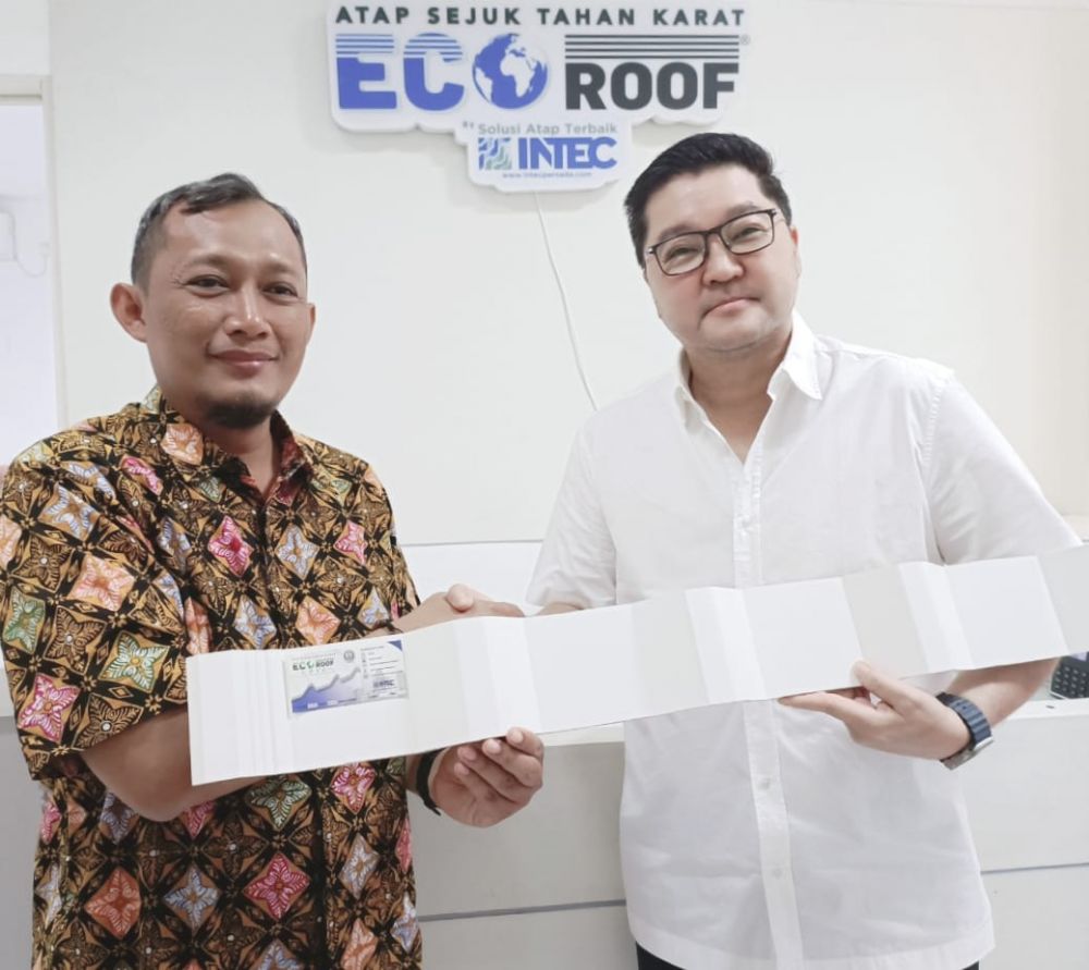 Semen Indonesia Distributor Pasarkan ECOROOF Milik Intec Persada di Wilayah Indonesia Timur