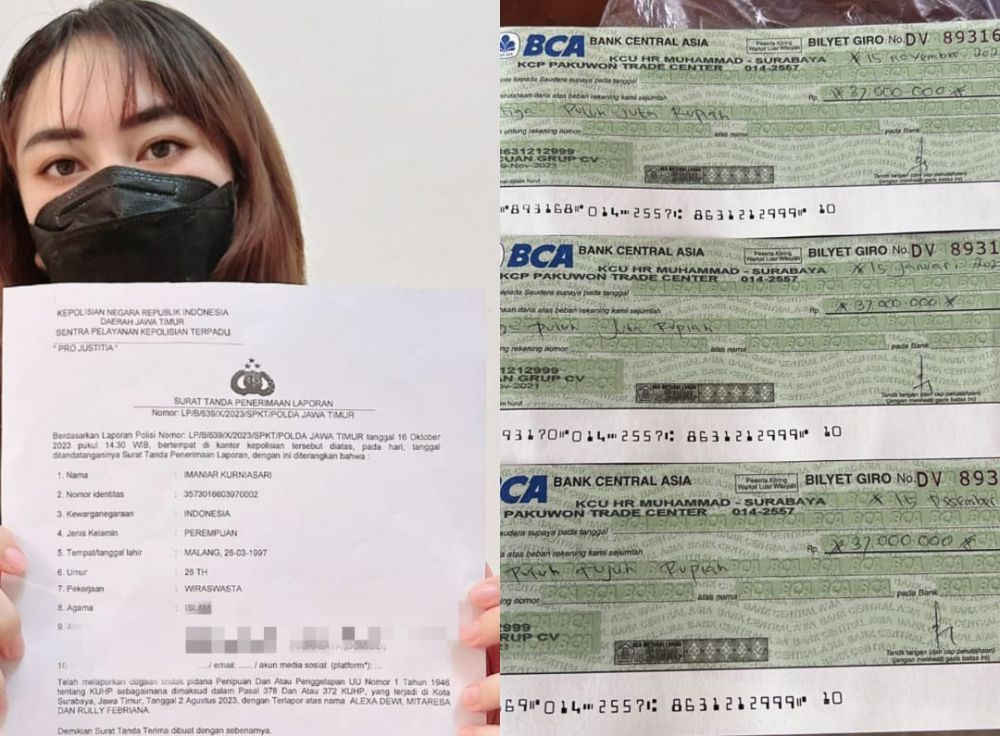 Korban dan bukti penipuan investasi bodong